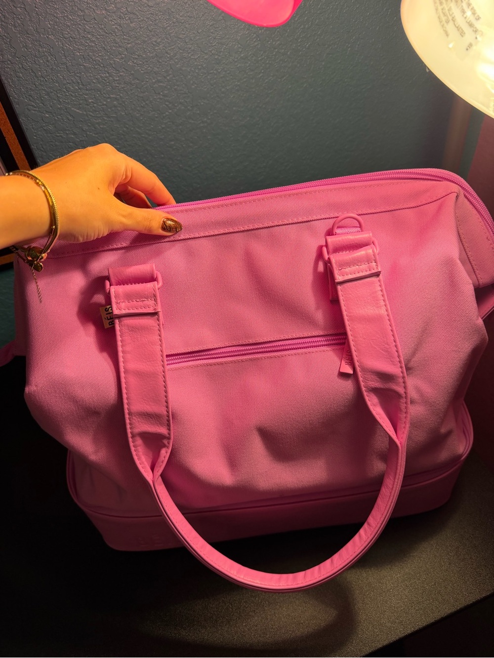 Pink Beis Original Weekender Bag - Picture 2 of 8